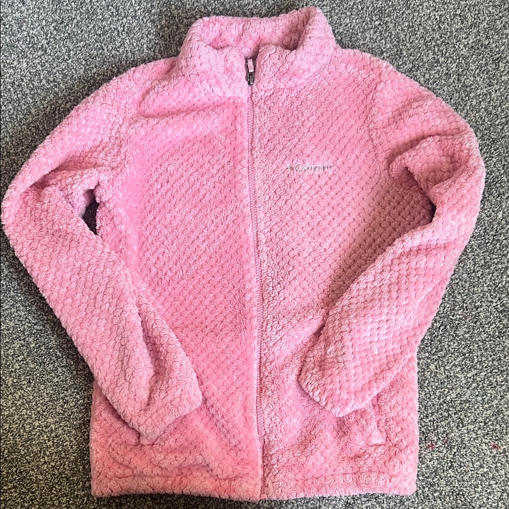 Columbia Kids Bubblegum Pink Fleece Jacket